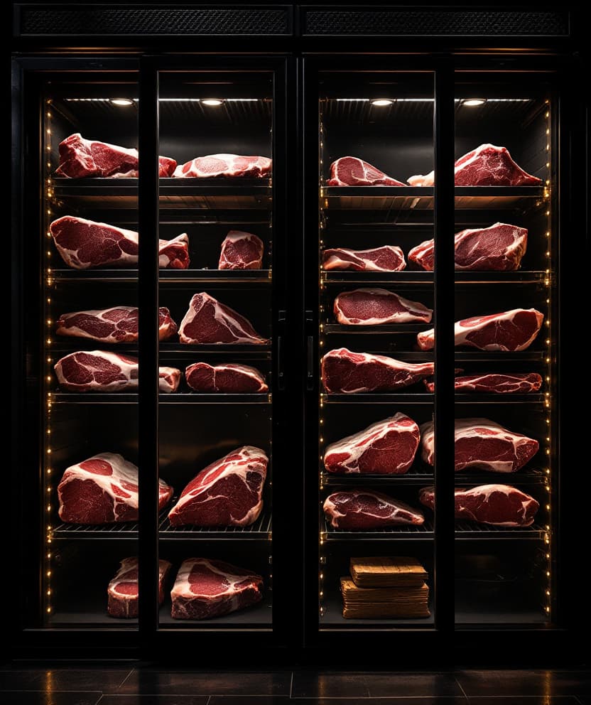 Dry-aging cabinet