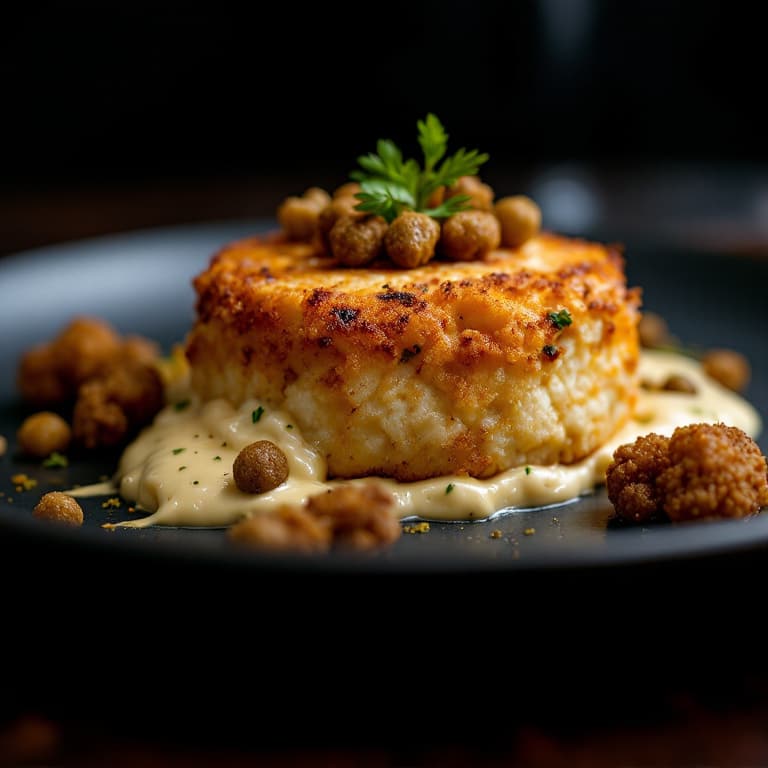 Crab cake with remoulade